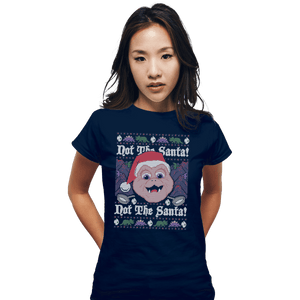 Shirts Fitted Shirts, Woman / Small / Navy Not The Santa!