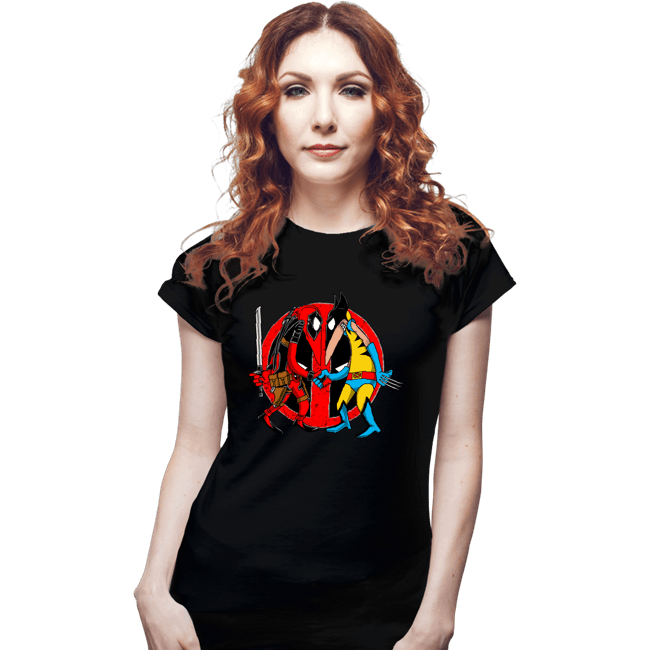 Daily_Deal_Shirts Fitted Shirts, Woman / Small / Black Deadverine