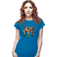 Load image into Gallery viewer, Daily_Deal_Shirts Fitted Shirts, Woman / Small / Sapphire Sk8r Kidz
