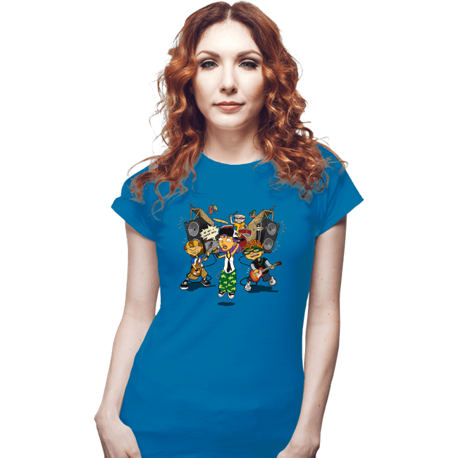 Daily_Deal_Shirts Fitted Shirts, Woman / Small / Sapphire Sk8r Kidz