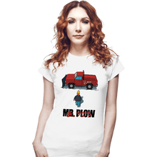 Load image into Gallery viewer, Daily_Deal_Shirts Fitted Shirts, Woman / Small / White Plowkira
