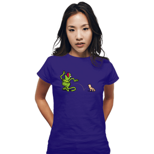 Secret_Shirts Fitted Shirts, Woman / Small / Violet Empty Frog