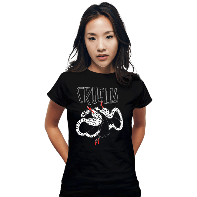 Shirts Fitted Shirts, Woman / Small / Black Cruella