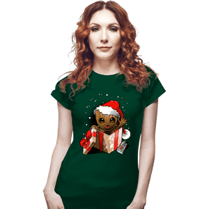 Secret_Shirts Fitted Shirts, Woman / Small / Irish Green I Am Christmas