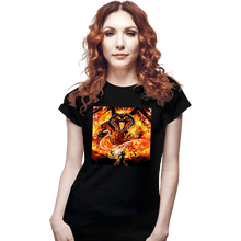 Load image into Gallery viewer, Secret_Shirts Fitted Shirts, Woman / Small / Black Van Gogh Never Passed.
