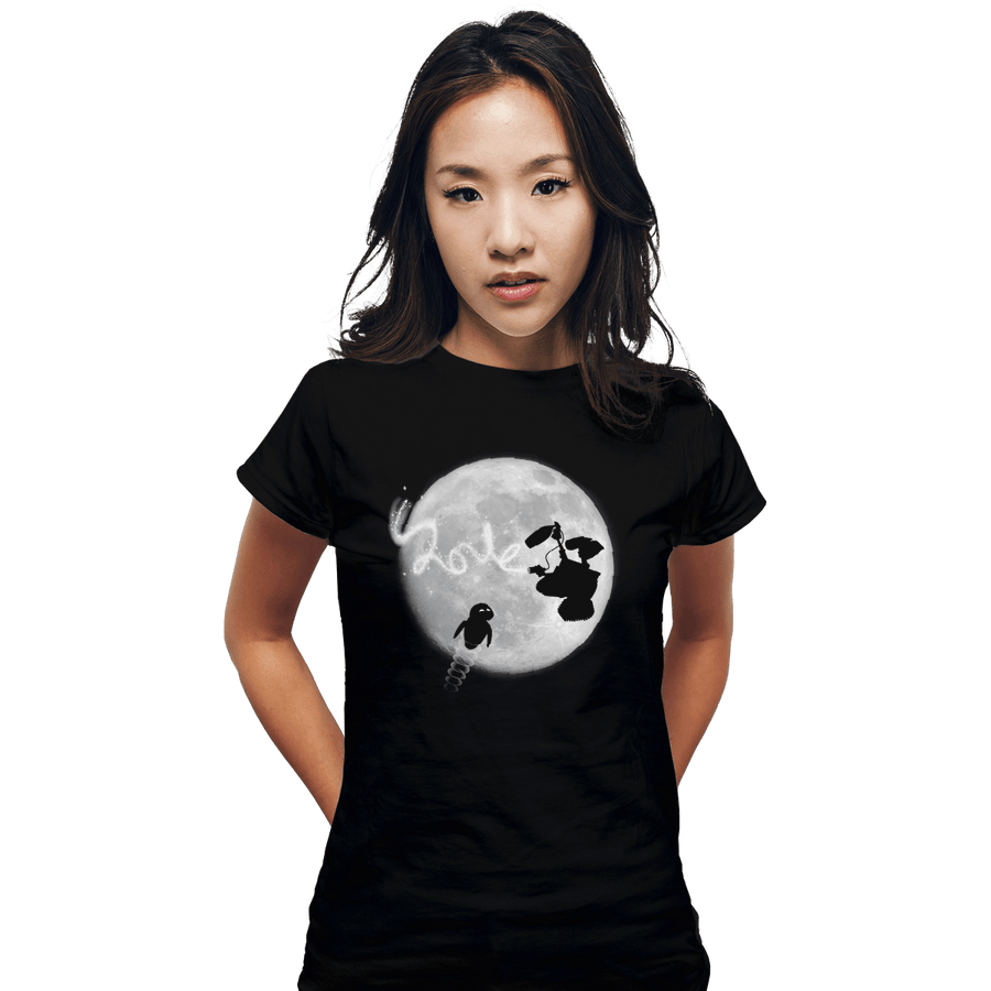 Shirts Fitted Shirts, Woman / Small / Black Robot Love