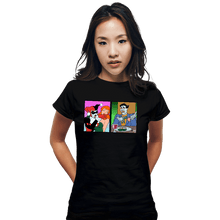 Load image into Gallery viewer, Secret_Shirts Fitted Shirts, Woman / Small / Black Quinn Yelling At Joker

