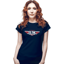 Load image into Gallery viewer, Shirts Fitted Shirts, Woman / Small / Navy Danger Zone
