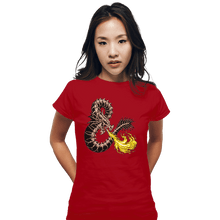 Load image into Gallery viewer, Secret_Shirts Fitted Shirts, Woman / Small / Red Bone Dragon Secret Sale
