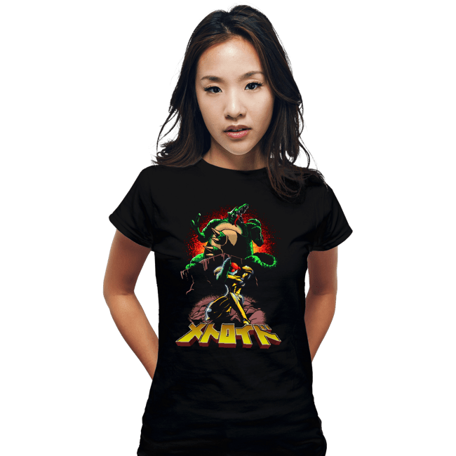 Daily_Deal_Shirts Fitted Shirts, Woman / Small / Black Space Maiden
