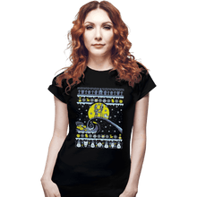 Load image into Gallery viewer, Shirts Fitted Shirts, Woman / Small / Black New Romantic Nightmare
