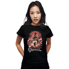 Load image into Gallery viewer, Shirts Fitted Shirts, Woman / Small / Black Legend Of Time
