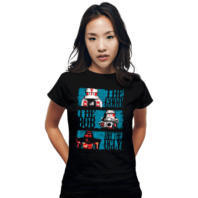 Daily_Deal_Shirts Fitted Shirts, Woman / Small / Black The Good, The Bob, And The Ugly