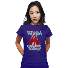 Load image into Gallery viewer, Shirts Fitted Shirts, Woman / Small / Violet Scarlet Witch Wanda
