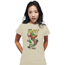Load image into Gallery viewer, Secret_Shirts Fitted Shirts, Woman / Small / White Give A Hoot
