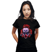 Load image into Gallery viewer, Shirts Fitted Shirts, Woman / Small / Black Killer Klown

