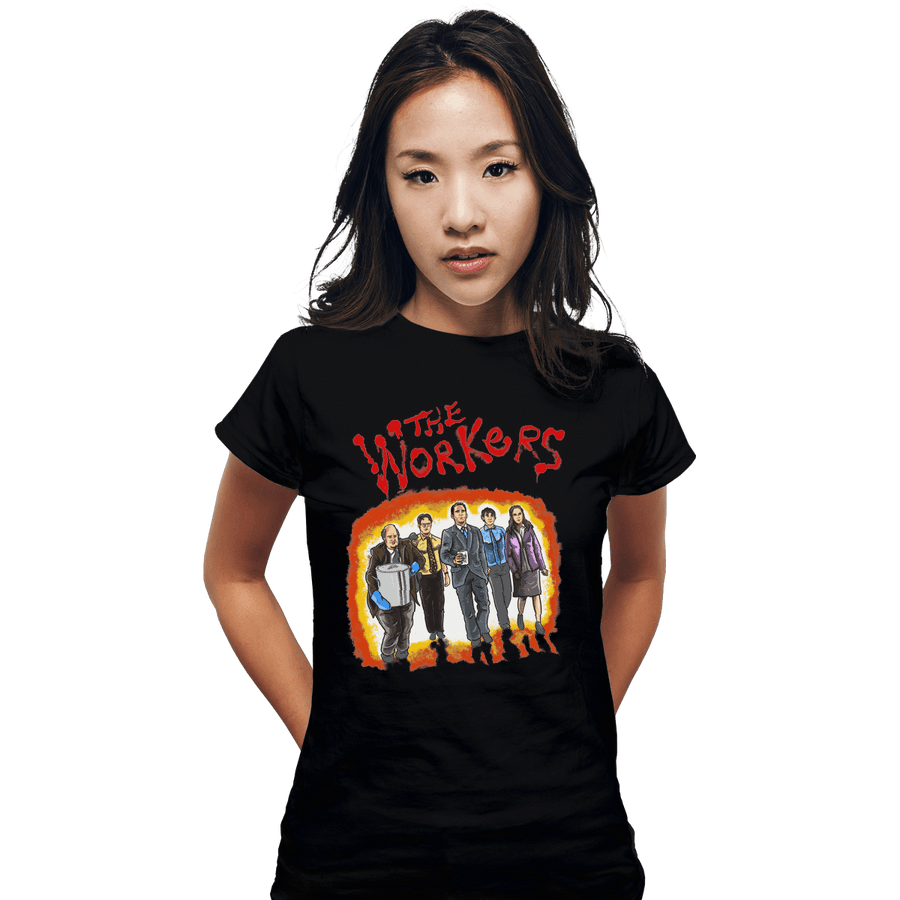Shirts Fitted Shirts, Woman / Small / Black The Workers