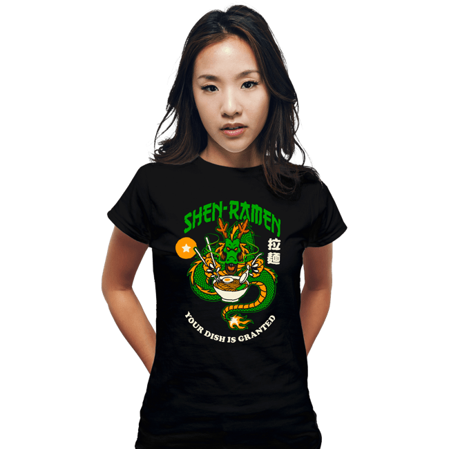 Secret_Shirts Fitted Shirts, Woman / Small / Black Shen Ramen