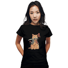 Load image into Gallery viewer, Shirts Fitted Shirts, Woman / Small / Black Catana
