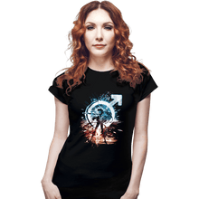 Load image into Gallery viewer, Shirts Fitted Shirts, Woman / Small / Black Mars Storm
