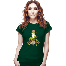 Load image into Gallery viewer, Shirts Fitted Shirts, Woman / Small / Irish Green Banjo
