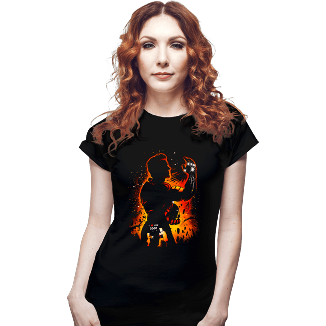 Shirts Fitted Shirts, Woman / Small / Black Man Of Iron