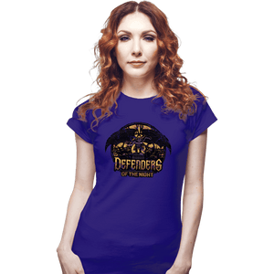 Shirts Fitted Shirts, Woman / Small / Violet Defenders Of The Night