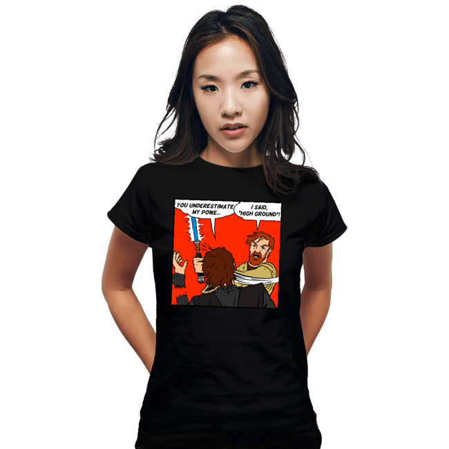 Secret_Shirts Fitted Shirts, Woman / Small / Black High Ground