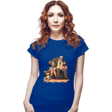 Load image into Gallery viewer, Daily_Deal_Shirts Fitted Shirts, Woman / Small / Royal Blue Family Lunch
