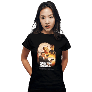 Secret_Shirts Fitted Shirts, Woman / Small / Black Threat Level