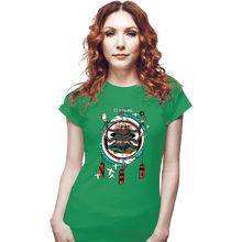 Load image into Gallery viewer, Shirts Fitted Shirts, Woman / Small / Irish Green Bathhouse Crest
