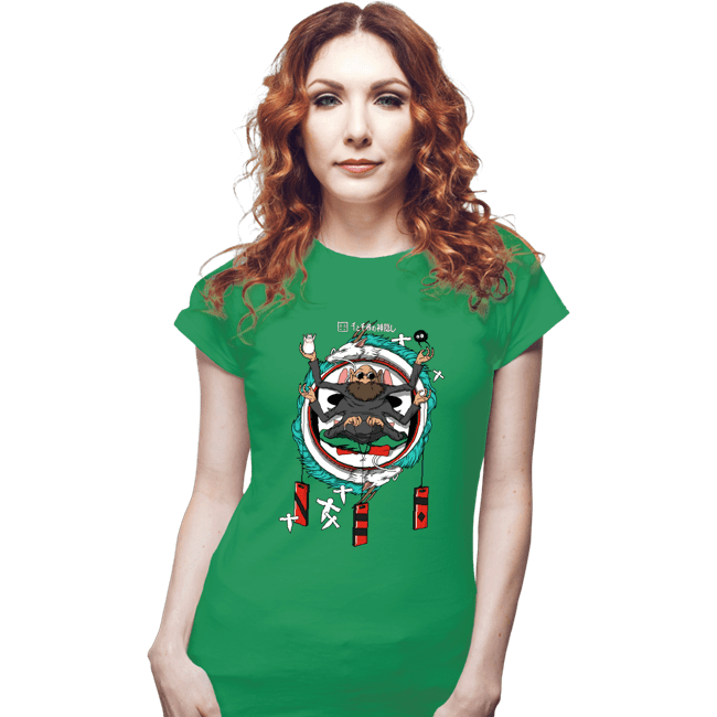 Shirts Fitted Shirts, Woman / Small / Irish Green Bathhouse Crest