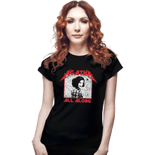 Load image into Gallery viewer, Shirts Fitted Shirts, Woman / Small / Black Agatha Metal
