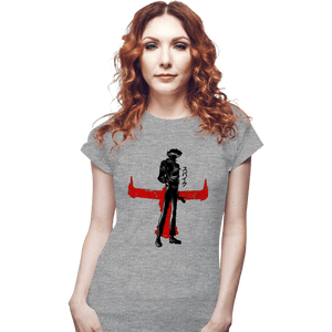 Shirts Fitted Shirts, Woman / Small / Sports Grey Crimson Cowboy