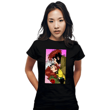 Load image into Gallery viewer, Shirts Fitted Shirts, Woman / Small / Black Rogue And Gambit
