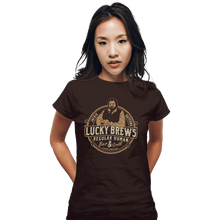 Load image into Gallery viewer, Secret_Shirts Fitted Shirts, Woman / Small / Black Lucky Brews
