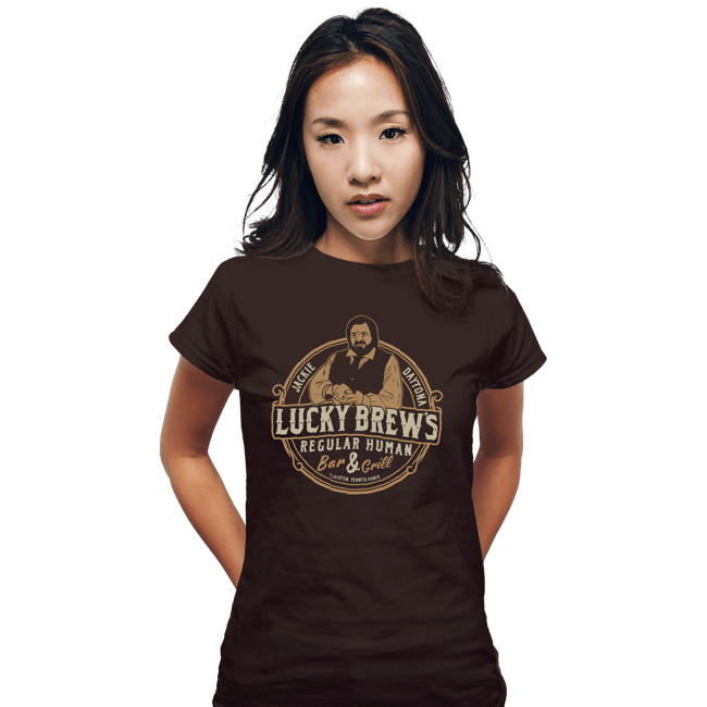 Secret_Shirts Fitted Shirts, Woman / Small / Black Lucky Brews