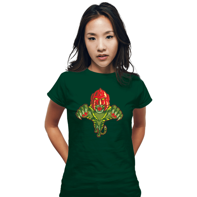 Secret_Shirts Fitted Shirts, Woman / Small / Irish Green Eternia Battlecats