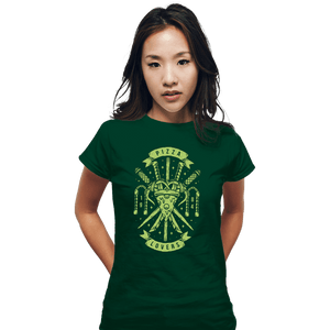 Secret_Shirts Fitted Shirts, Woman / Small / Irish Green The Pizza Lovers