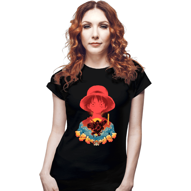 Shirts Fitted Shirts, Woman / Small / Black Luffy Shadow