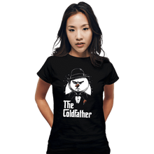 Load image into Gallery viewer, Daily_Deal_Shirts Fitted Shirts, Woman / Small / Black The Coldfather
