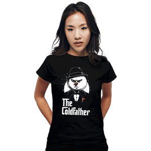 Daily_Deal_Shirts Fitted Shirts, Woman / Small / Black The Coldfather