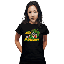 Load image into Gallery viewer, Shirts Fitted Shirts, Woman / Small / Black Manic Monday
