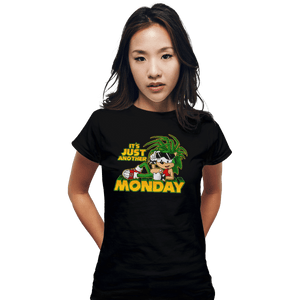 Shirts Fitted Shirts, Woman / Small / Black Manic Monday