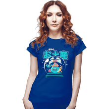 Load image into Gallery viewer, Shirts Fitted Shirts, Woman / Small / Royal Blue JRPG Souvenir Slimes
