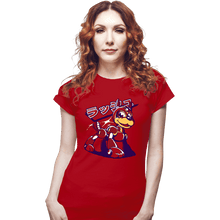 Load image into Gallery viewer, Secret_Shirts Fitted Shirts, Woman / Small / Red Robot&#39;s Best Friend
