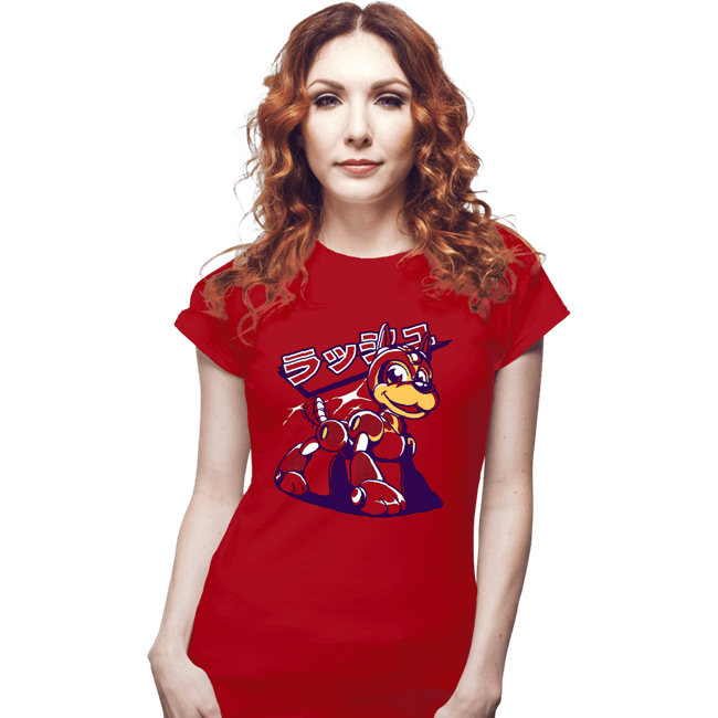 Secret_Shirts Fitted Shirts, Woman / Small / Red Robot's Best Friend
