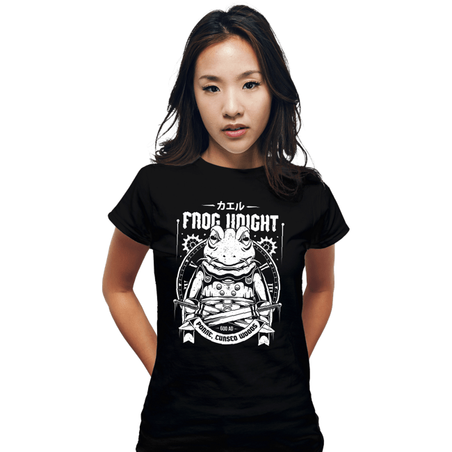 Shirts Fitted Shirts, Woman / Small / Black Frog