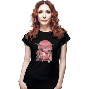 Shirts Fitted Shirts, Woman / Small / Black Pink Ranger Ukiyoe