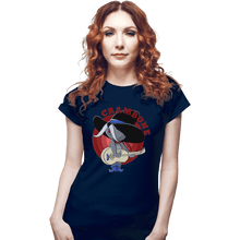 Load image into Gallery viewer, Shirts Fitted Shirts, Woman / Small / Navy Crambone
